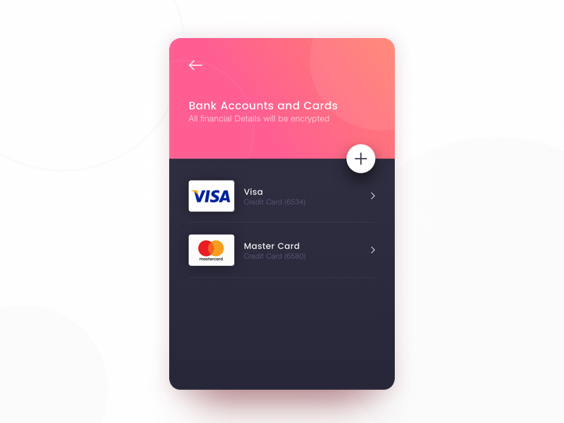 Bank Details Card - Day #5 by vijay verma on Dribbble