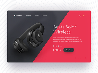 Sound Product Shop UI clean ecommerce flat minimal sound