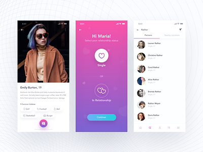 Dating App UI #1