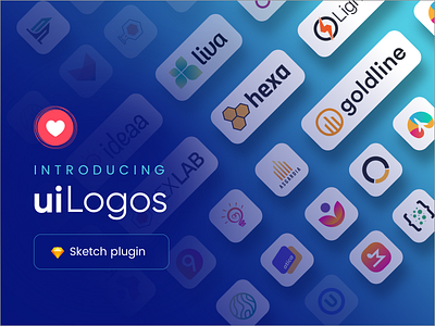 uiLogos - Sketch Plugin app icon logo logomark logos minima minimal plugin sketch sketch plugin sketchapp typography ui uilogos ux web