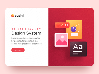 Sushi Design System - Zomato app design design system iphone landingpage sushi ui ux web zomato