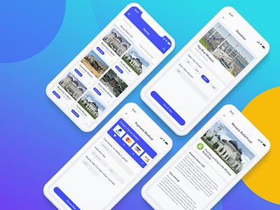 Mosque Donation App app app screen charity charity app clean design donation donation app mosque mosque donation ui userinterface ux