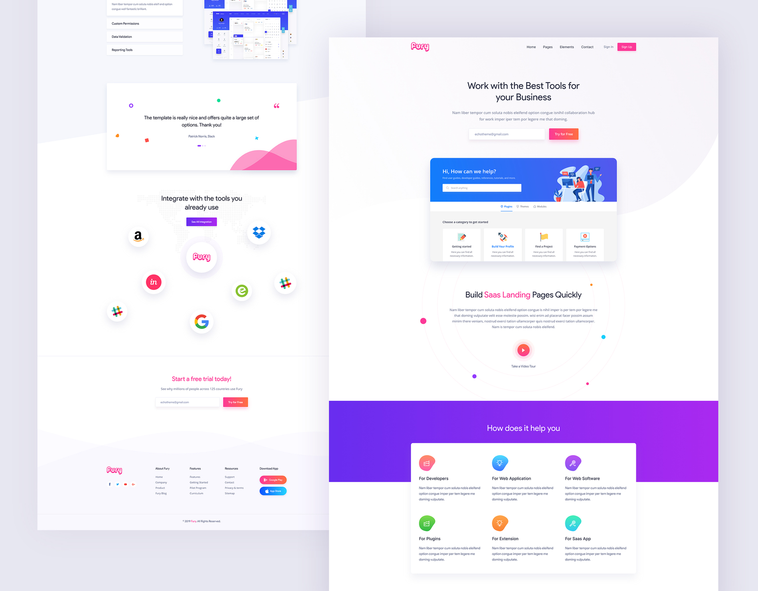 Saas Landing Page by Abdur Rahim on Dribbble