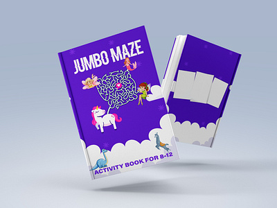 Jumbo Maze Book Cover book book cover design ebook cover graphic design illustration vector