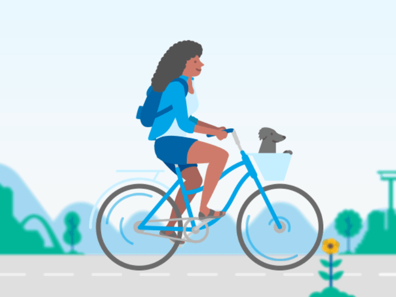 Biko - Every ride counts bicycle illustration zamirbermeo
