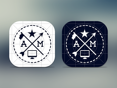 IOS 7 App Icon 7 app branding design icon ios logo