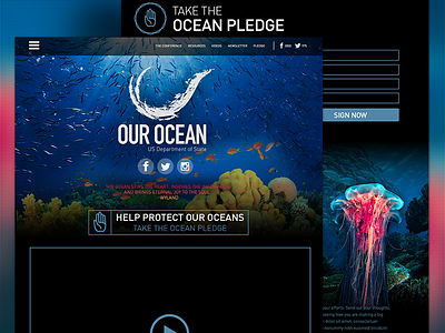 Oceans Parallax Site