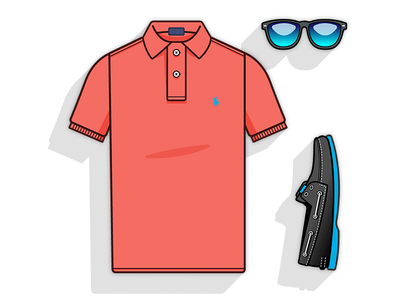Summerz Stuffz awesome doodle glasses hand drawn icons illustration polo shoe sketch summer vector wacom