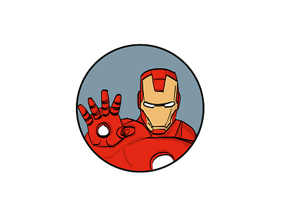 Ironman - Adonit Jot Touch doodle illustration ironman rough sketch