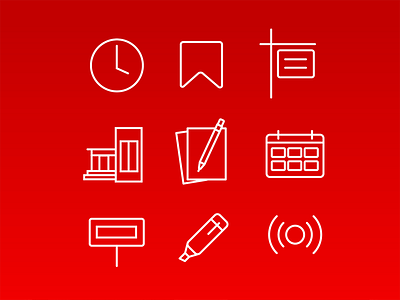 Rltr Icons by Daniel Myer on Dribbble