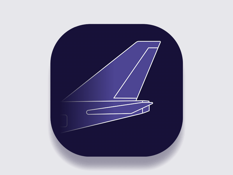 Rise App Icon ios app icon jets planes travel ui design