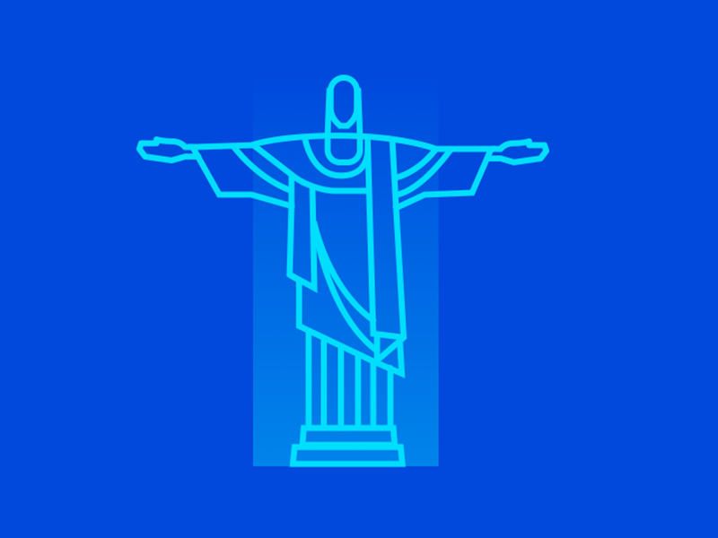 App Icon Set: Cool Blue app design icon set ios statues style guide ui elements