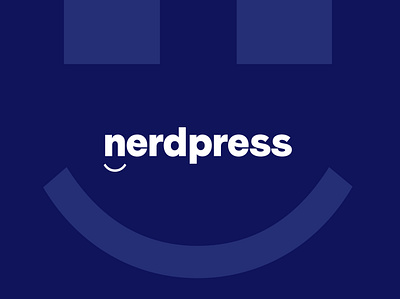 Nerdpress brand ID - just put a smile on it! branding graphic design illustration logo typography