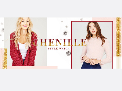 Fashion banner design - Chenille