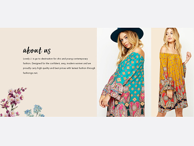 Banner design - about us banner branding design digital ecommerce email fashion graphic lettering marketing photoshop web