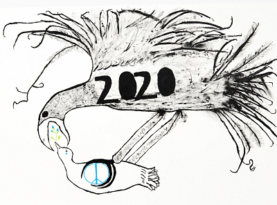 Peace Dove 2020, by Aidan Ceagrave branding graphic design logo