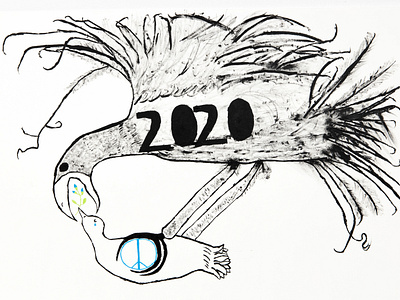 Peace Dove 2020, by Aidan Ceagrave