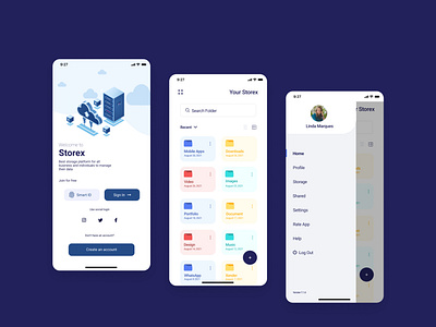 storex daily ui figma mobile app storage ui ux