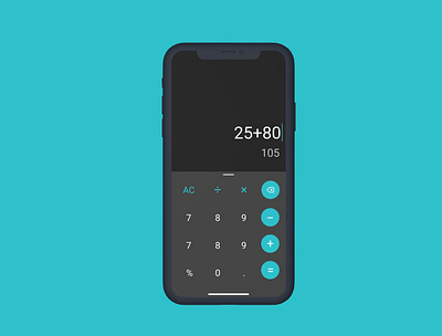 Calculator UI calculator dailyui design figma maths mobile mobileapp ui uiux ux
