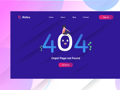 404 Page dailyui design dribble figma illustration landing page ui uidesign uidesigner uiux ux uxdesigner web webdesign