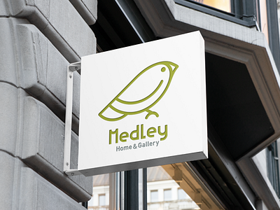 Medley - Home & Gallery branding design logo typography vector