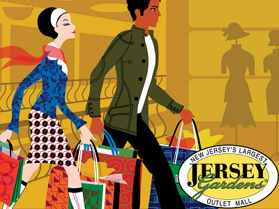 Ad Campaign for Jersey Gardens Outlet Mall.