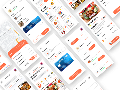 UI UX food app design by fakhr_san on Dribbble