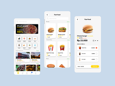 UI food app android figma food food app ios restaurant ui