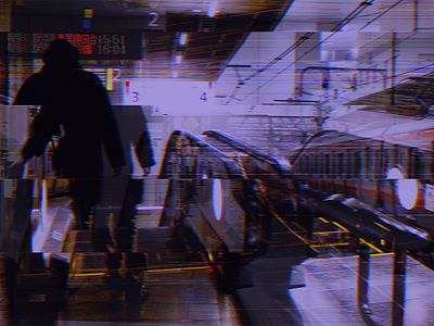 Tokyo Subway experimental glitch subway tokyo trains