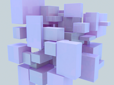 Cubes 3d abstract c4d c4dart cinema 4d cubes