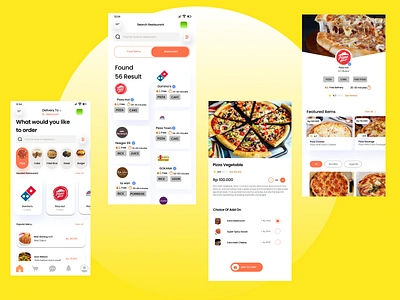 Search & Buy Screen branding design food search ui