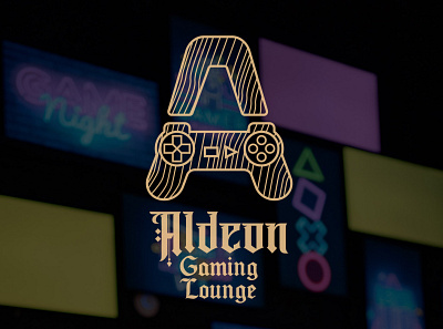 Aldeon Gaming Lounge branding game logo gaming logo logo logo design logo designer logo ideas logo shop