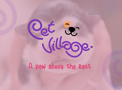 Pet Village branding daycare logo design logo logo design logo designer logos pet logo pets