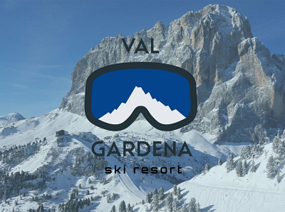 Val Gardena Ski Resort brand identity branding design graphic design logo visual identity