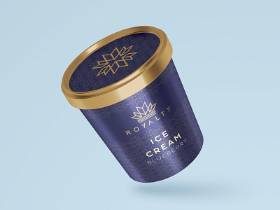 Royalty Ice Cream brand identity branding design graphic design illustration logo vector visual identity