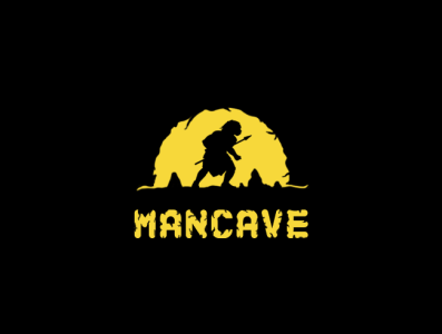 Mancave logo branding graphic design illustration logo design