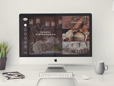 Zexe restaurant. web web design