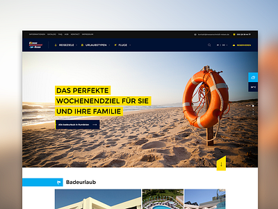 Messerschmidt Reisen web design website website design