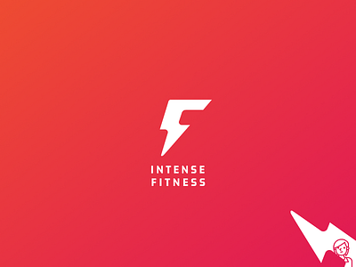 Intense Fitness brand brand branding fitness identity logo logo design wellness