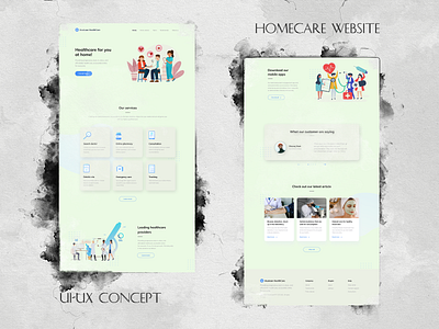 Homecare Website - Concept