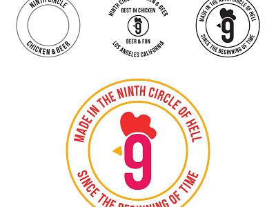 9th Circle logo concepts