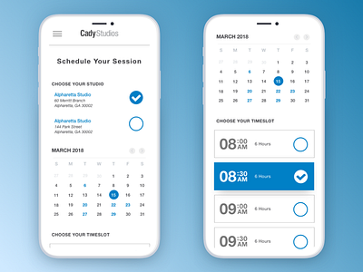 Mobile Scheduling Piece appointment calendar mobile scheduling