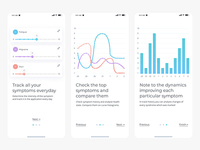 Onboarding Screens For Health Mobile App