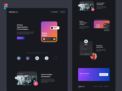 Company Web Page Figma Design design graphic design logo ui ux design web design