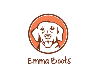 Emma Boots illustration logo type