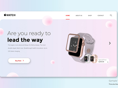 Sample Landing Page For Online Store