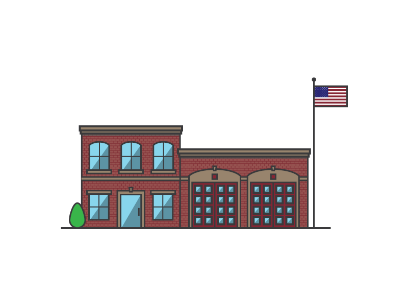 Fire Station by Jack (Yaakov) Levinson on Dribbble