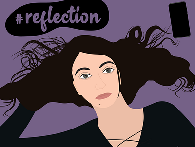 Reflection: by_drish design illustration vector