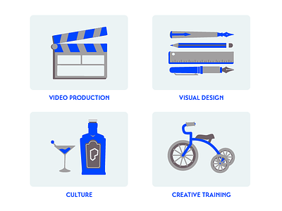 Creative Department Icons