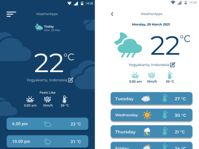 A simply weather mobile app design app design icon illustration mobile app mobile design simple ui ux weather web design